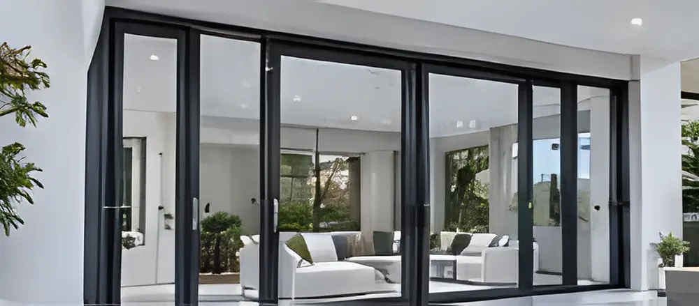 Cửa đi nhôm Xingfa mở quay hệ 55